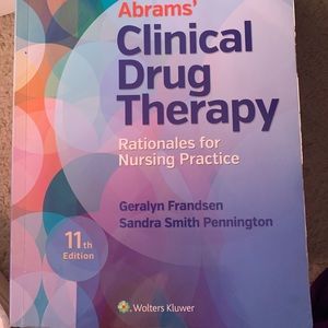 Nursing school textbooks